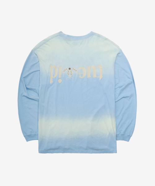 Midnight long sleeve in teal blue