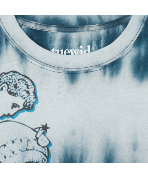 oversized longsleeve t-shirts in Faded Blue