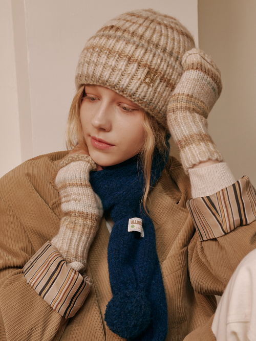 Journey Of Sky Beanie & Warmer Set (Sunset)