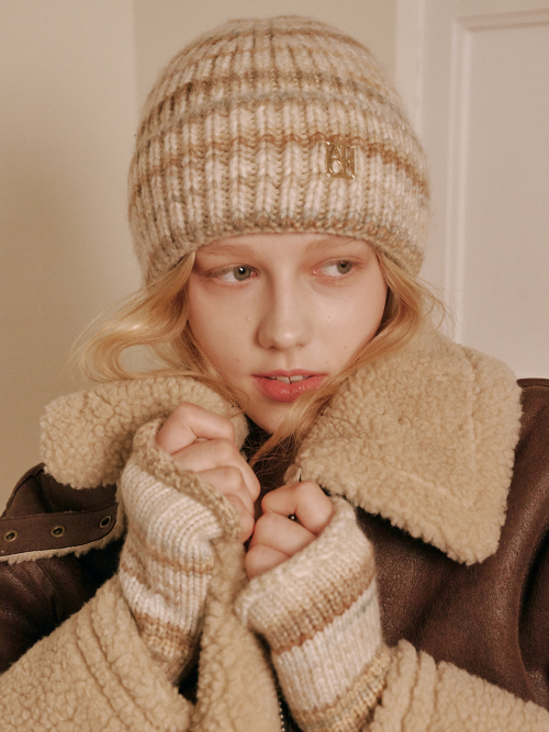 Journey Of Sky Beanie & Warmer Set (Sunset)