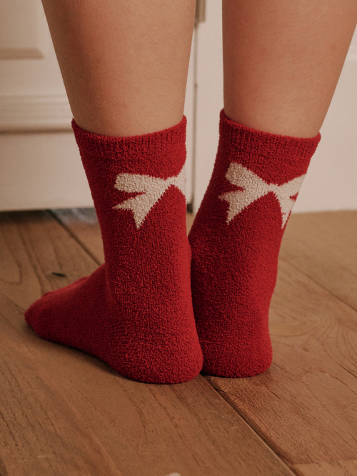 ALCP Ribbon Fluffy Socks (6 Colors)