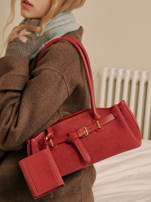 Luze Suede Bag (Red)