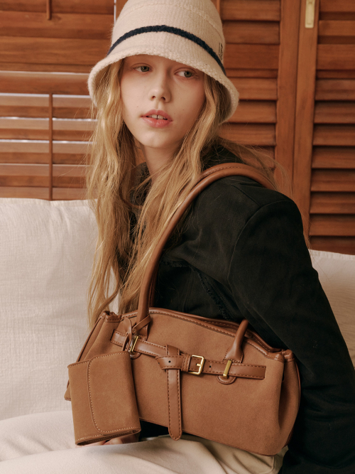 Luze Suede Bag (Camel)
