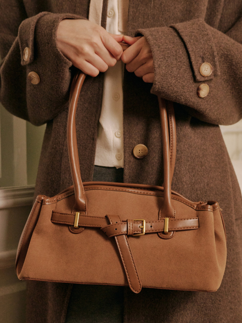 Luze Suede Bag (Camel)