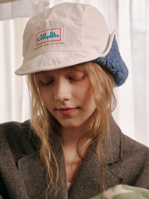 Sprinkle Teddy Reversible Trooper Hat (White)