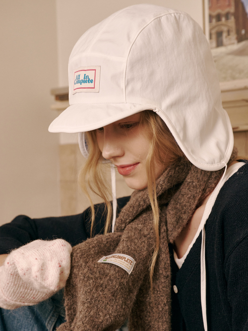 Sprinkle Teddy Reversible Trooper Hat (White)