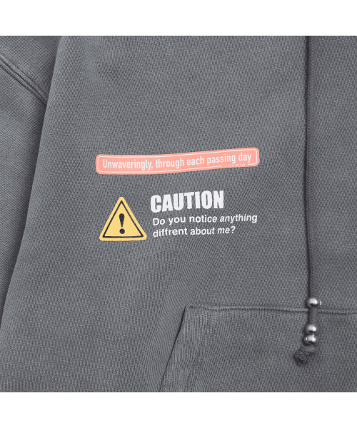 certified hoodie in light gray