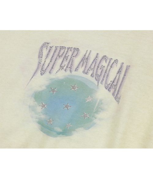 Super magical set-in fit sweatshirt in dust beige