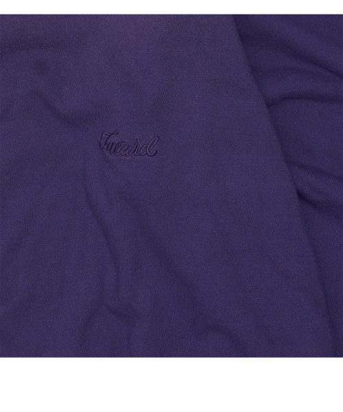 slouchy half-zip up in bleached purple