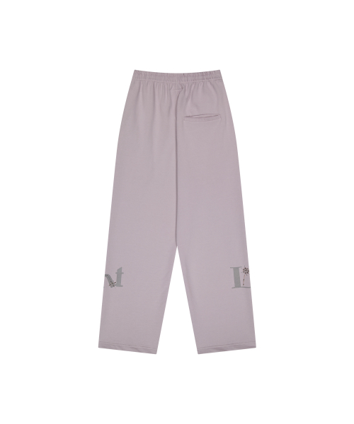 energy series sweatpants straight loose fit in pearl