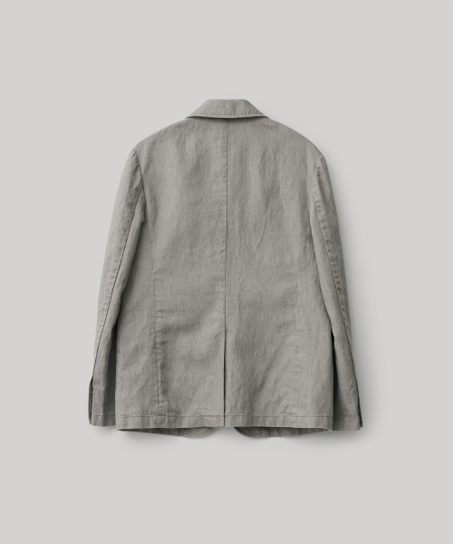 w. Editor Single Jacket (Italian gray)