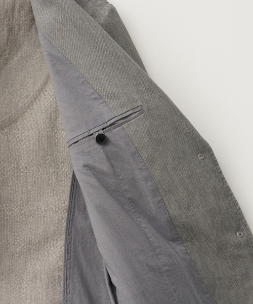 w. Editor Single Jacket (Italian gray)