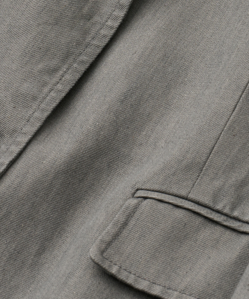 w. Editor Single Jacket (Italian gray)