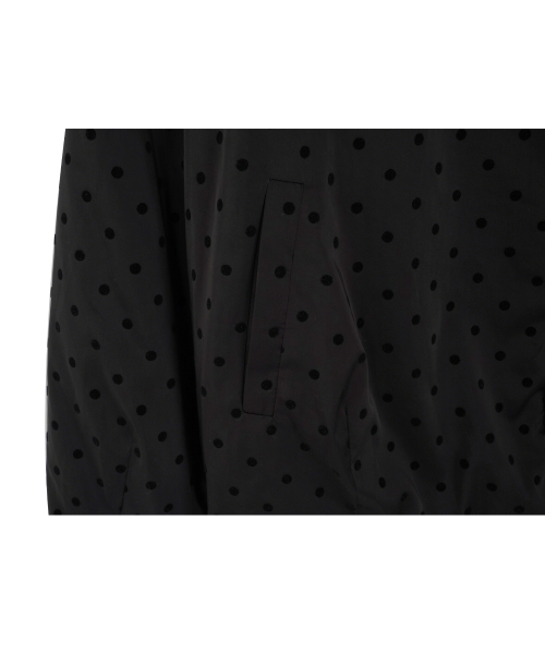 Dot Reversible Fur Jacket_Black