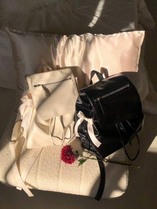 Classic bow backpack_3 colors