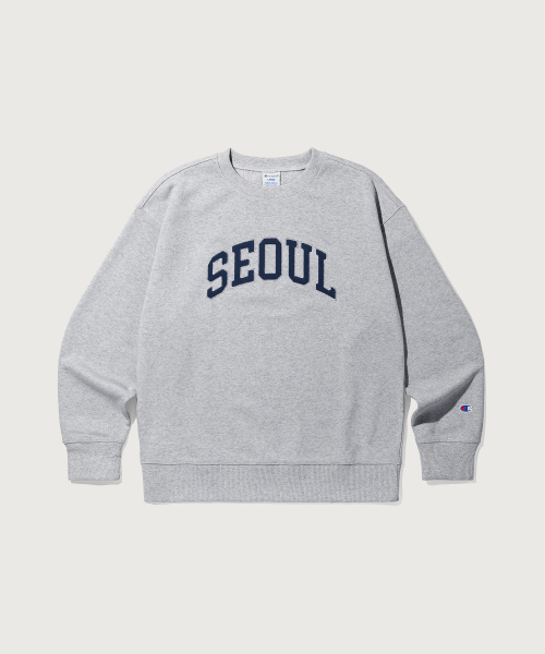 C로고 루즈핏 시티 스웨트셔츠 SEOUL