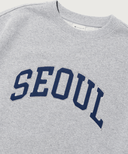 C로고 루즈핏 시티 스웨트셔츠 SEOUL