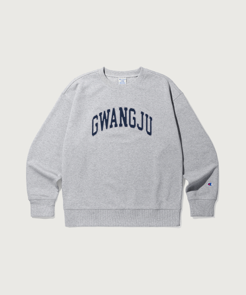 C로고 루즈핏 시티 스웨트셔츠 GWANGJU