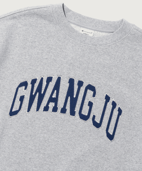 C로고 루즈핏 시티 스웨트셔츠 GWANGJU