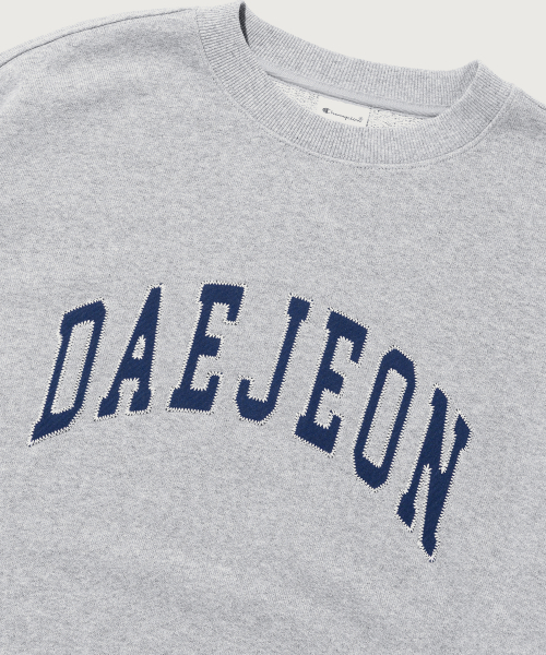 C로고 루즈핏 시티 스웨트셔츠 DAEJEON