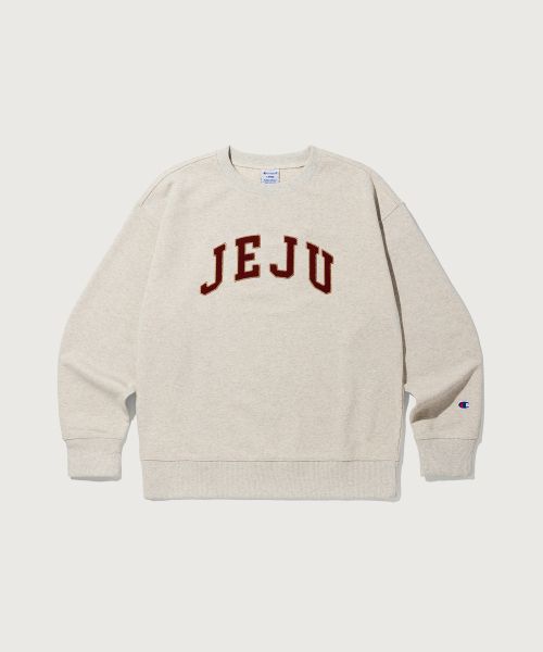 C로고 루즈핏 시티 스웨트셔츠 JEJU