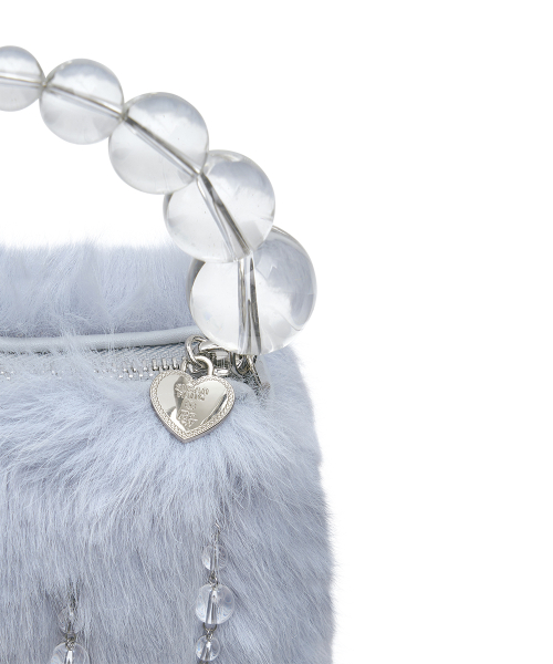 [X SUSAN FANG] FURRY BUBBLE RAIN BAG - SKY BLUE
