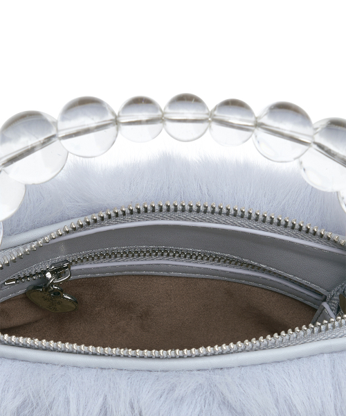[X SUSAN FANG] FURRY BUBBLE RAIN BAG - SKY BLUE