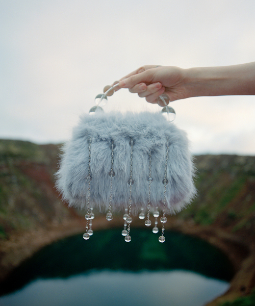 [X SUSAN FANG] FURRY BUBBLE RAIN BAG - SKY BLUE
