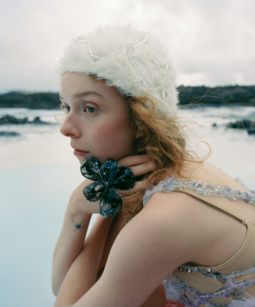 [X SUSAN FANG] FURRY BUBBLE HAT - WHITE