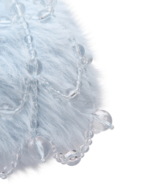 [X SUSAN FANG] FURRY BUBBLE HAT - SKY BLUE