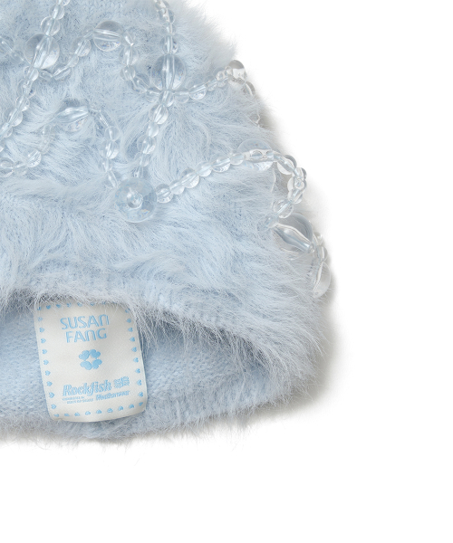 [X SUSAN FANG] FURRY BUBBLE HAT - SKY BLUE