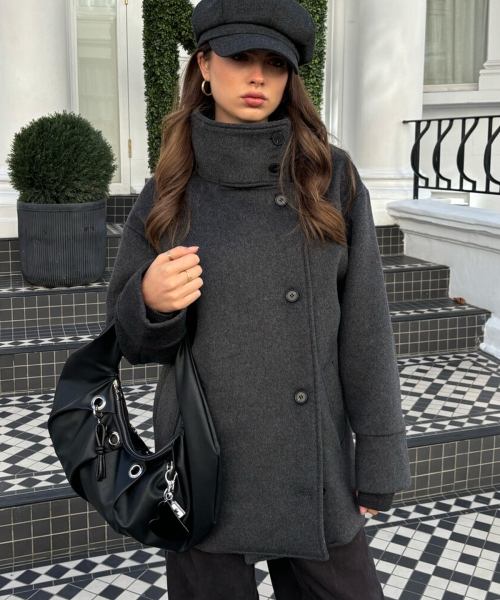 Double Breasted Coat (grey)