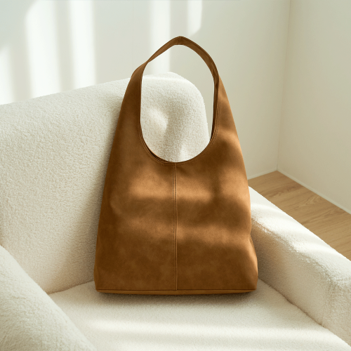 Day Hobo Suede Shoulder bag (Brown)