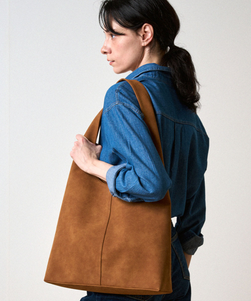 Day Hobo Suede Shoulder bag (Brown)