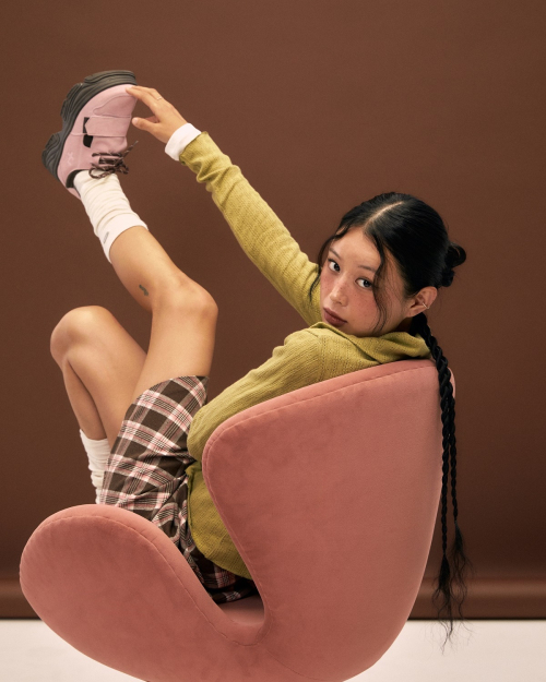 3300 하이 스웨이드 코코아모브 핑크 OZPDFA360P