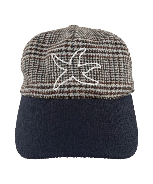TCM knit logo cap (navy)