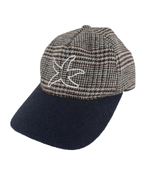 TCM knit logo cap (navy)