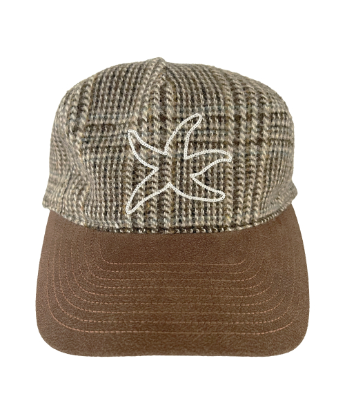 TCM knit logo cap (brown)