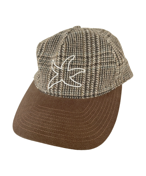 TCM knit logo cap (brown)