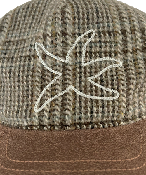 TCM knit logo cap (brown)