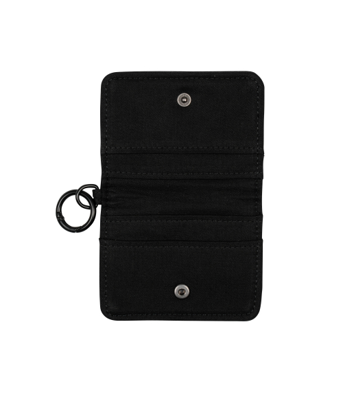 TCM button card wallet (black)