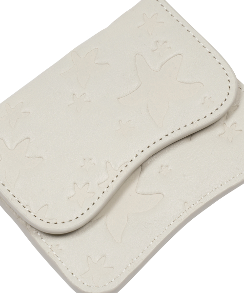 TCM starfish pattern mini pouch (ivory)