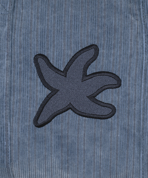 TCM corduroy starfish mini duffle bag (navy)