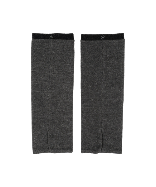 TCM button knit warmer (charcoal)