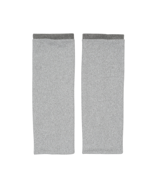 TCM button knit warmer (light grey)