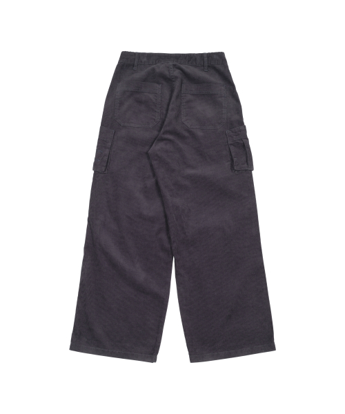 TCM corduroy cargo pants (dark purple)