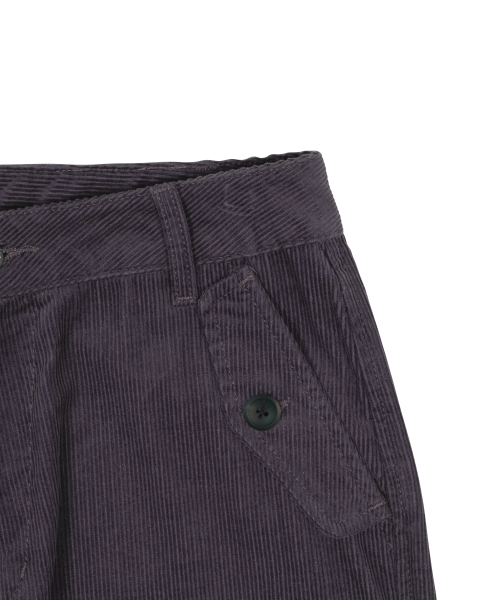 TCM corduroy cargo pants (dark purple)