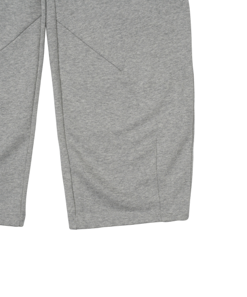 TCM cargo logo sweat pants (melange grey)