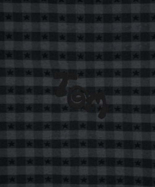 TCM starfish mini check fleece (black)