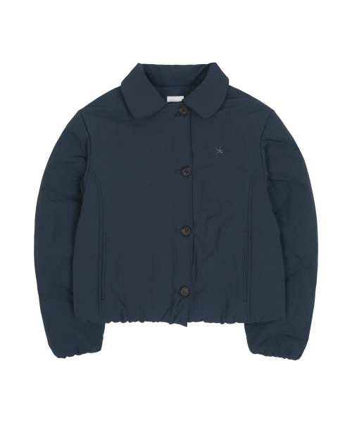 (w) TCM round collar padding (navy)